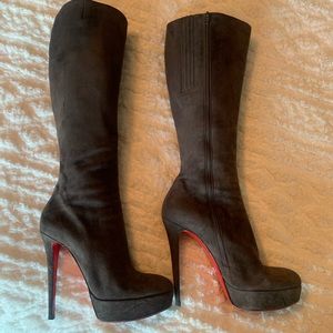 COPY - Authentic Christian Louboutin Suede Leather Boots